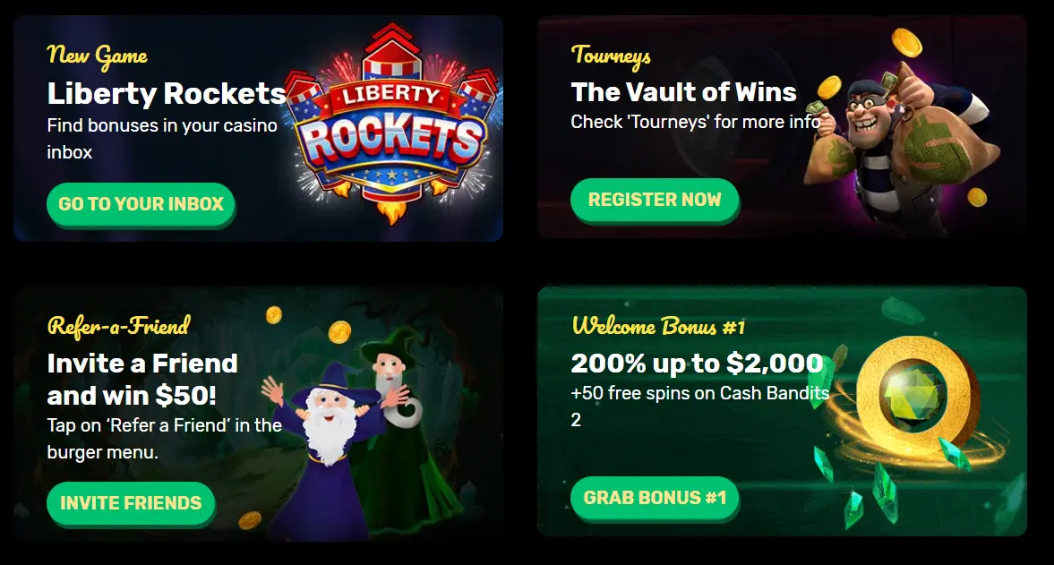 Ozwin Casino Welcome Package